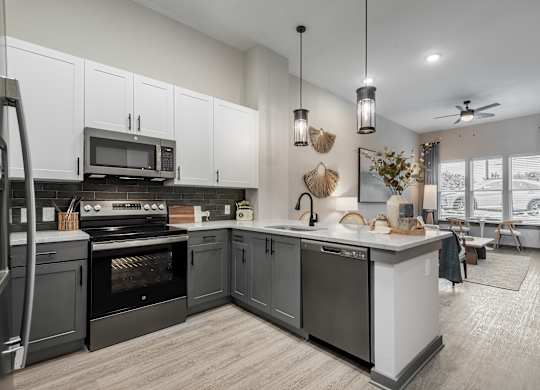Modern Kitchen With Large Island