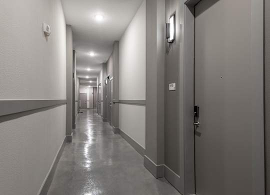 Enclosed Resident Corridor