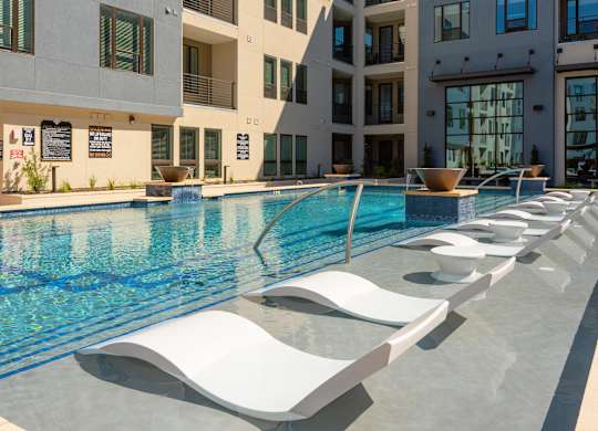 Pool at Tin Top at the Creamery Apartments