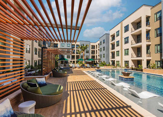 Pool at Tin Top at the Creamery Apartments