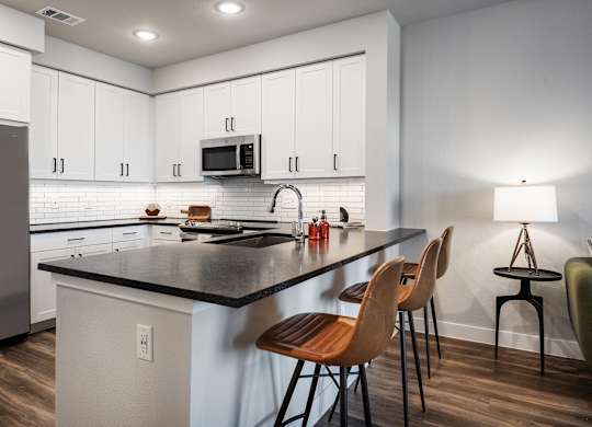 Apartment Kitchen at Tin Top at the Creamery