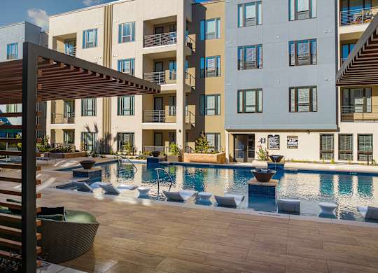 Pool at Tin Top at the Creamery Apartments