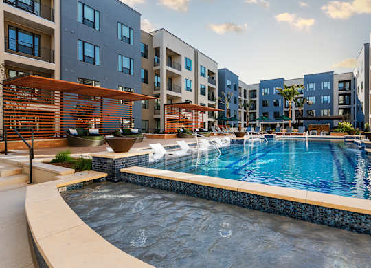 Pool at Tin Top at the Creamery Apartments