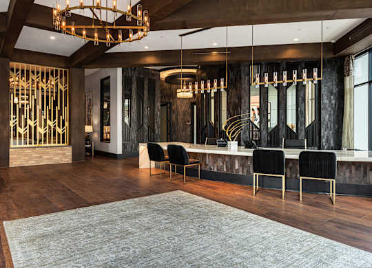 a rendering of the lobby at the kimpton brice hotel