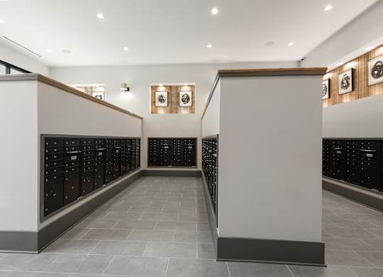 a view of the wine cellar from the stairs