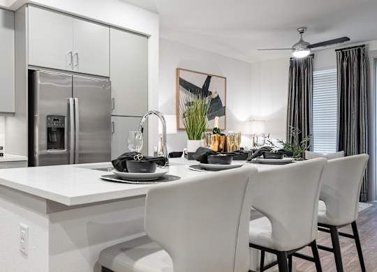 Apartment Kitchen at Tin Top at the Creamery