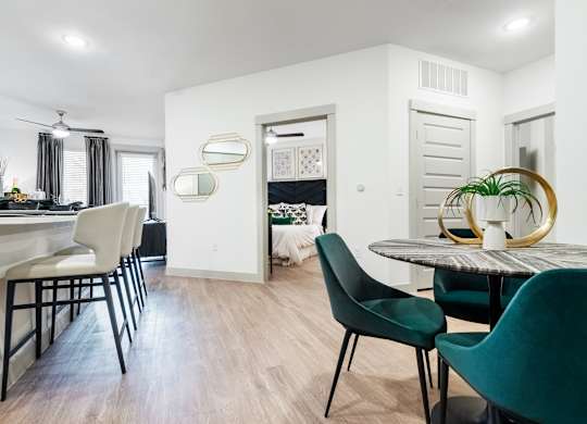Apartment Living Room at Tin Top at the Creamery