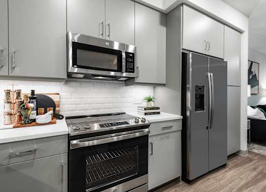 Apartment Kitchen at Tin Top at the Creamery