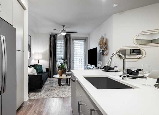 Apartment Kitchen at Tin Top at the Creamery