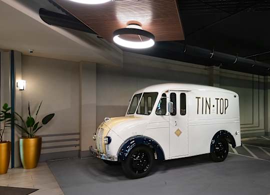 Tin Top Creamery Milk Truck