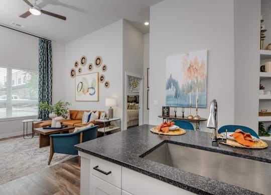 Apartment Interior at Tin Top at the Creamery