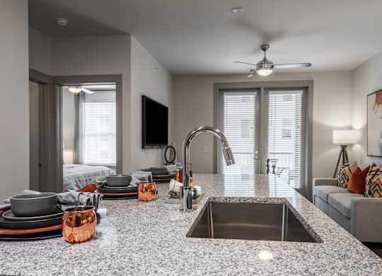 Upland Apartment Kitchen