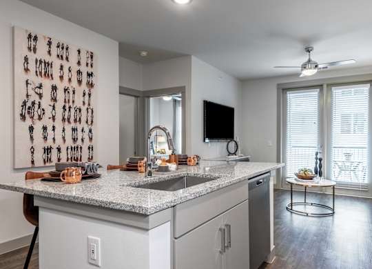 Upland Apartment Kitchen