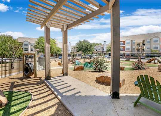 Open Courtyard Area at The Ranch at Fossil Creek, Haltom City, TX