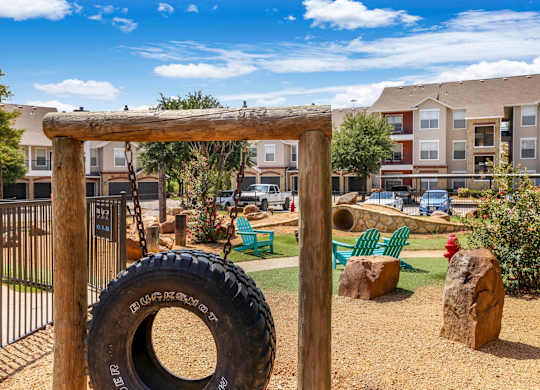 Tire Swing at The Ranch at Fossil Creek, Haltom City, 76137