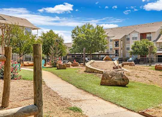 Garden Courtyard at The Ranch at Fossil Creek, Texas