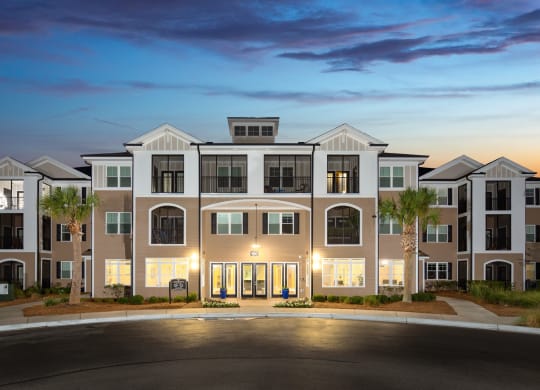 Night  at Abberly Crossing Apartment Homes, Ladson, SC