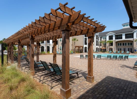 Swimming Pool With Relaxing Sundecks at Abberly Crossing Apartment Homes by HHHunt, South Carolina