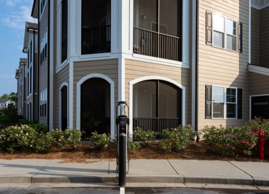 Car Charging Station at Abberly Crossing Apartment Homes by HHHunt, South Carolina, 29456