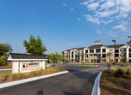 Community Entrance At Abberly Crossing at Abberly Crossing Apartment Homes by HHHunt, Ladson, SC, 29456