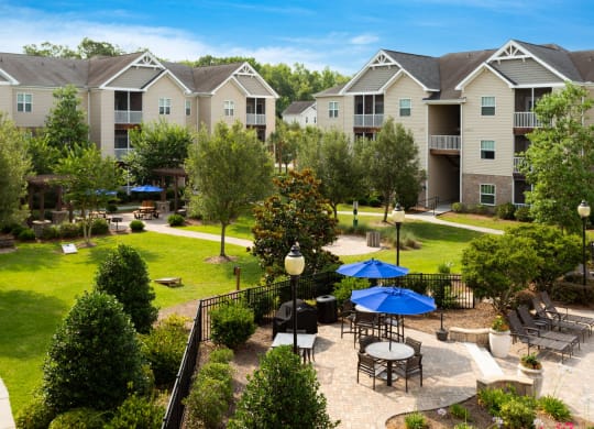 Picturesque Garden Setting at Abberly Pointe Apartment Homes by HHHunt, Beaufort, SC, 29935
