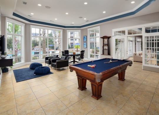 Large Interactive Clubhouse at Abberly Pointe Apartment Homes by HHHunt, Beaufort, 29935