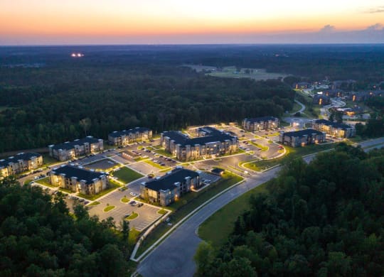 Aerial View Of The Community at Abberly Solaire Apartment Homes, North Carolina