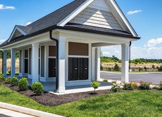 Package Lockers at Abberly at Southpoint Apartment Homes by HHHunt, Virginia, 22407