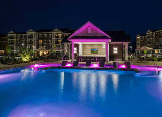 Crystal Clear Swimming Pool at Abberly at Southpoint Apartment Homes by HHHunt, Fredericksburg, 22407