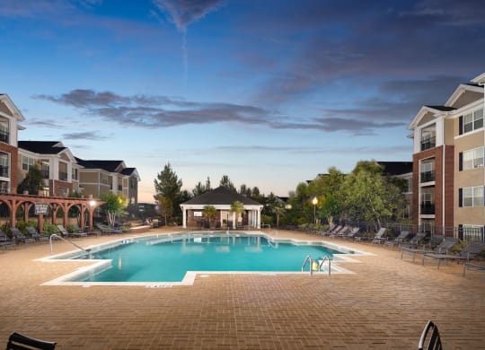 Invigorating Swimming Pool at Abberly Village Apartment Homes, West Columbia, SC, 29169