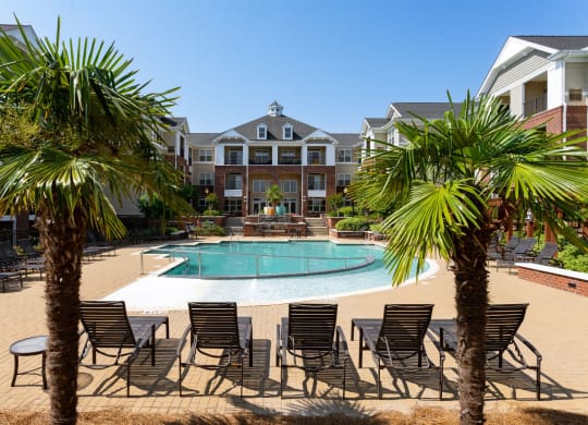 Breathtaking Pool View at Abberly Village Apartment Homes by HHHunt, West Columbia, South Carolina