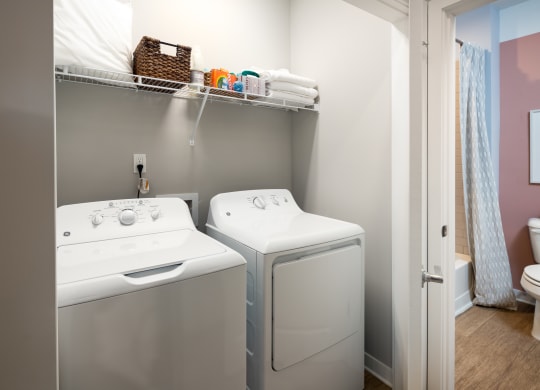 a washer  at Abberly Noda Vista Apartment Homes, Charlotte, NC