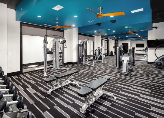 State Of The Art Fitness Center at Abberly Onyx Apartment Homes, Decatur, 30033