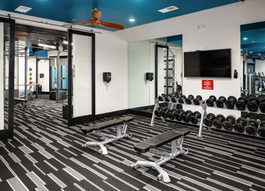 High Endurance Fitness Center at Abberly Onyx Apartment Homes, Decatur, GA, 30033