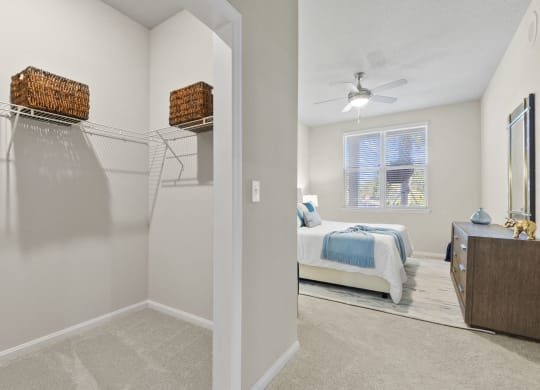 room with a closet at West Ashley Apartment Homes, Charleston, SC 29414