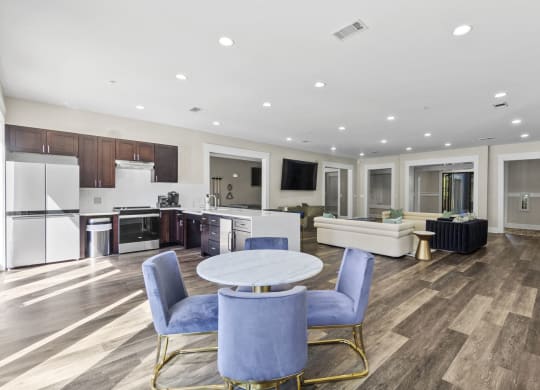 Resident Clubhouse with Kitchen at West Ashley Apartment Homes, South Carolina
