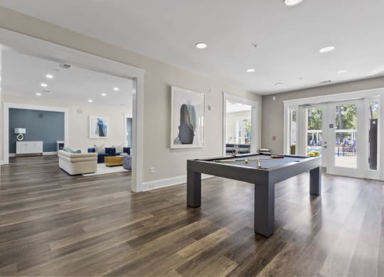 Billiards room at West Ashley Apartment Homes, Charleston, SC