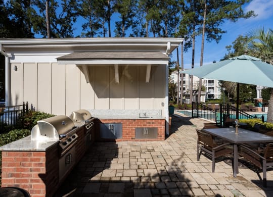 BBQ Area at West Ashley Apartment Homes, Charleston, 29414