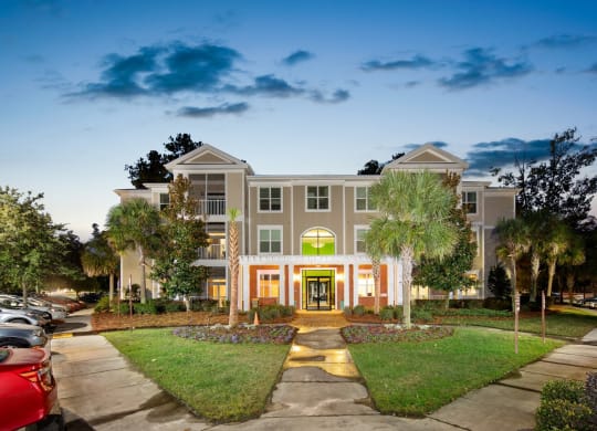 Clubhouse Entrance at West Ashley Apartment Homes, South Carolina, 29414