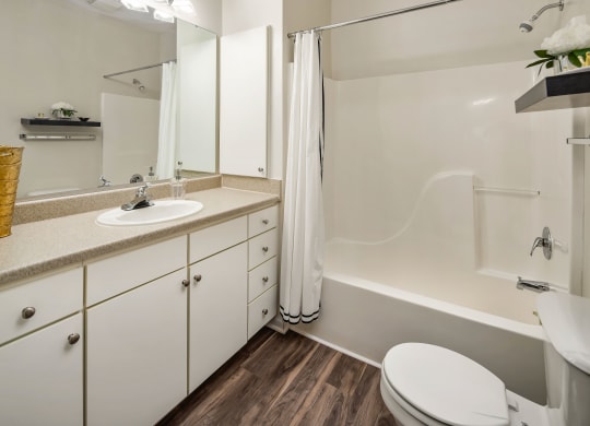 Full Bathroom at Abberly Woods Apartment Homes, NC 28216