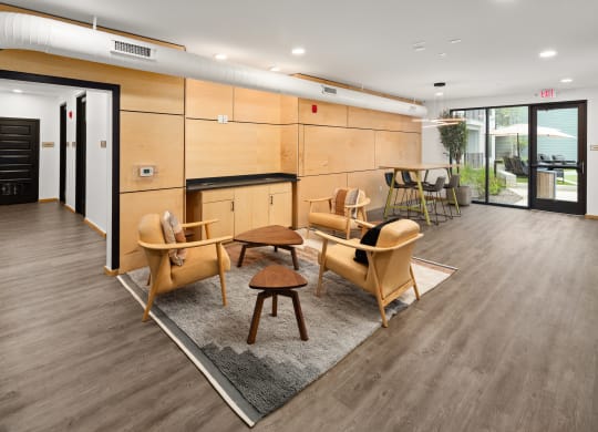 a common area with chairs and tables at Abberly Riverwalk Apartment Homes, Tennessee, 37228