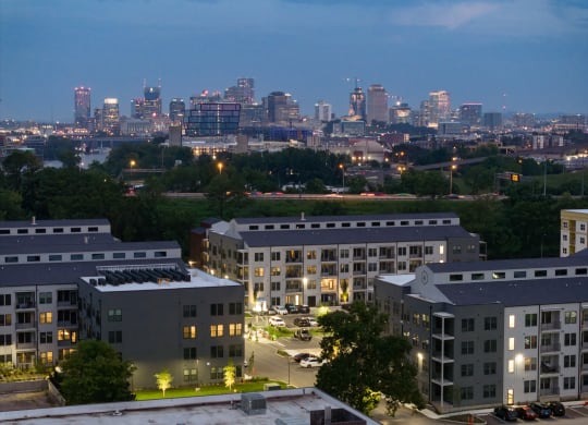 a view of the minneapolis skyline at Abberly Riverwalk Apartment Homes, Nashville, TN, 37228