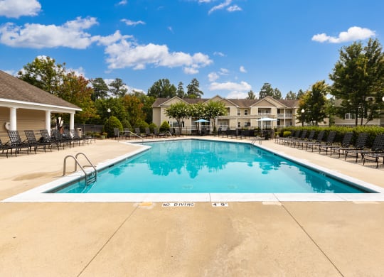 Swimming pool  at Abberly Grove Apartment Homes, Raleigh, North Carolina