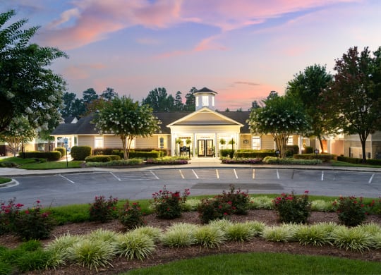 Clubhouse entrance at Abberly Grove Apartment Homes, North Carolina, 27610