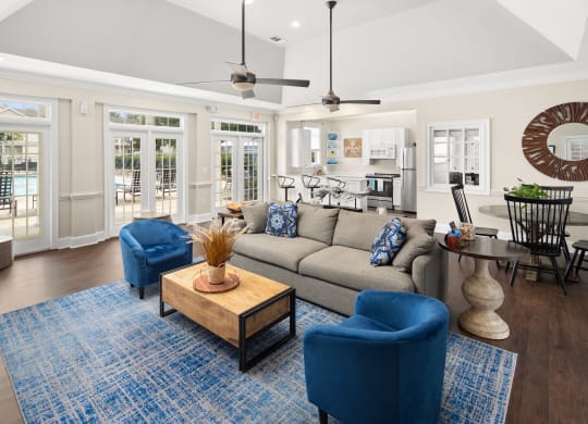 Resident clubhouse at Abberly Grove Apartment Homes, Raleigh