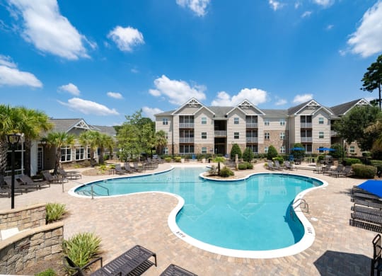 Swimming pool at Abberly Pointe Apartment Homes