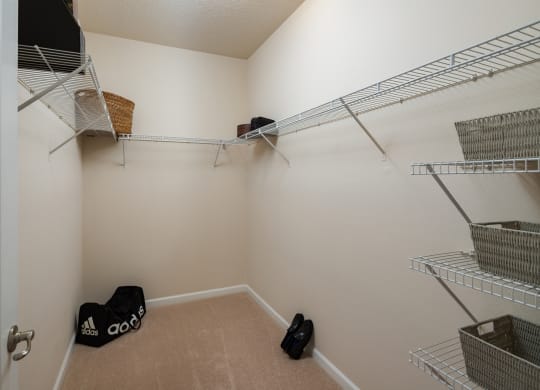 full walk in closet