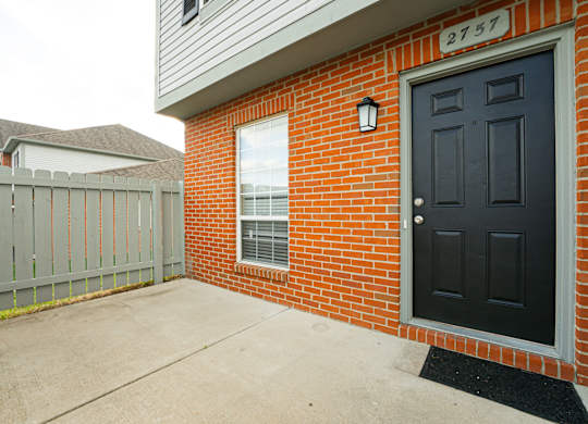 private patio