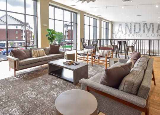 Clubhouse at Landmark Lofts Apartments in Hilliard Ohio