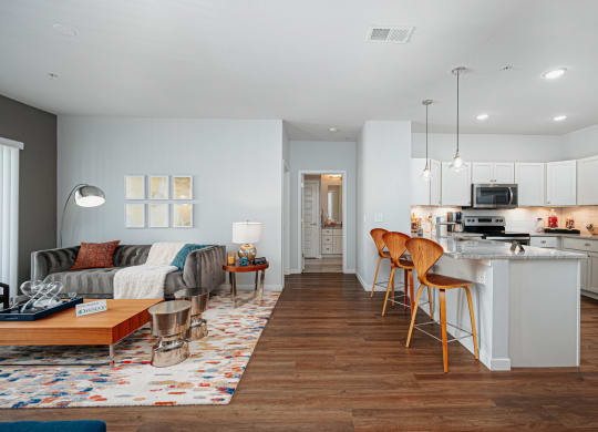 Living Room at The Pointe at Polaris